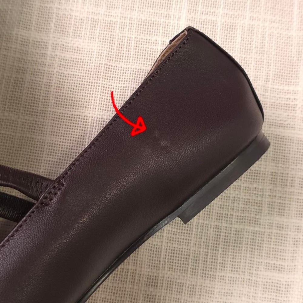 Madewell Brown Leather Mary Jane Flats - Picture 8 of 8